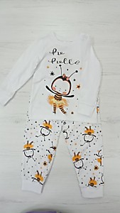 Пижама белая с пчелкой