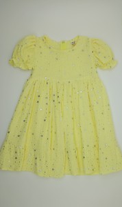 Платье Звёздочки лимон